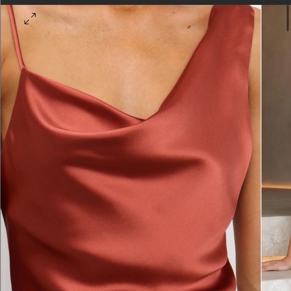 Petal & Pup Lyam Dress in Rust - Size 6